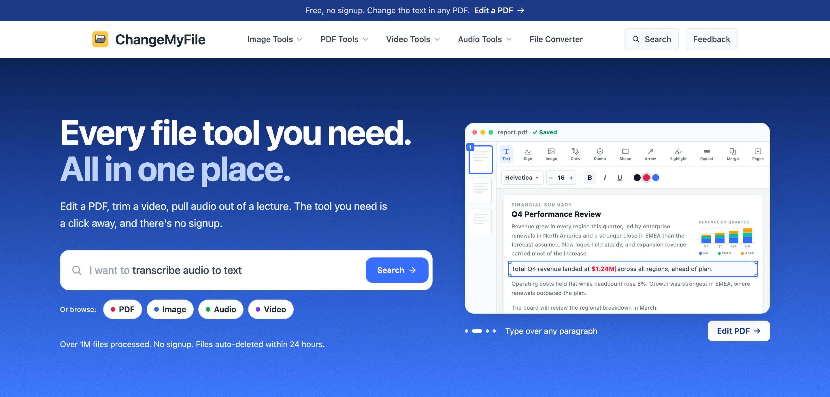 ChangeMyFile.com — every file tool you need, all in one place